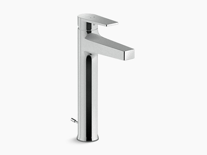 Kohler - Taut  Single-control Tall Basin Faucet Without Drain In Polished Chrome